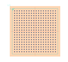 XC5VLX20T-1FFG323I脚印 XC5VLX20T-1FFG323I脚印