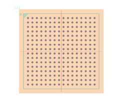 XC3S1000-4FTG256C脚印 XC3S1000-4FTG256C脚印