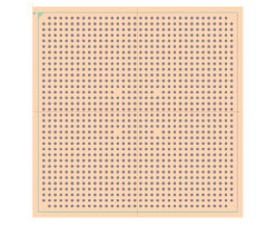 XC4VLX80-10FFG1148C脚印