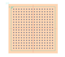 XC3S1000-5FTG256C脚印