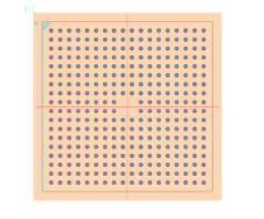 XC3S1000-5FGG320C脚印