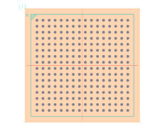 XC3S400A-5FTG256C脚印