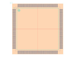 XC95288XL-10TQG144I脚印 XC95288XL-10TQG144I脚印