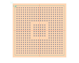 XC2VP4-5FGG456I脚印