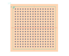 XC2VP4-5FGG256I脚印