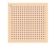 XC2S200-5FG256C脚印