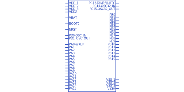 STM32F103C8T6符号 STM32F103C8T6符号